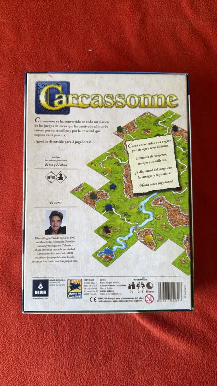 Juego de mesa Carcassonne de Devir - 3