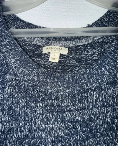 Suéter de punto azul marino Sonoma para mujer - miniatura 3