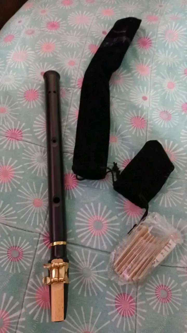 Saxofón soprano con boquilla y cañas - 4