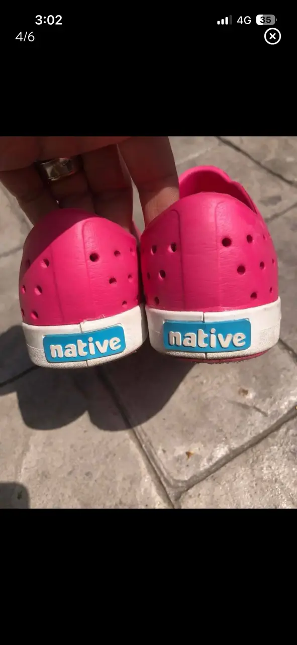 Zapatillas de goma para niña ma Native talla 32 - 3