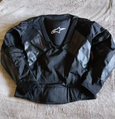 Chaqueta de moto Alpinestars negra con protecciones - miniatura 3