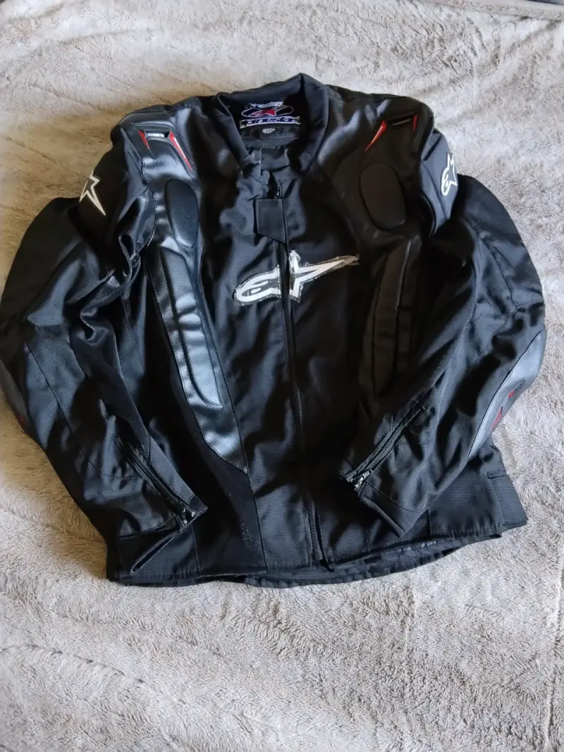 Chaqueta de moto Alpinestars negra con protecciones - 5