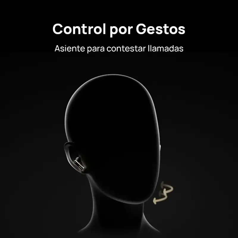 Audífonos Huawei negros con estuche PRO 4 NUEVOS S - 3