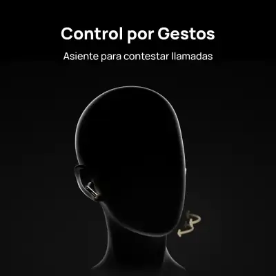 Audífonos Huawei negros con estuche PRO 4 NUEVOS S - miniatura 3