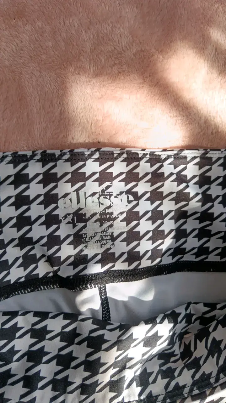 Calza deportiv blanco y negro Ellesse - 3