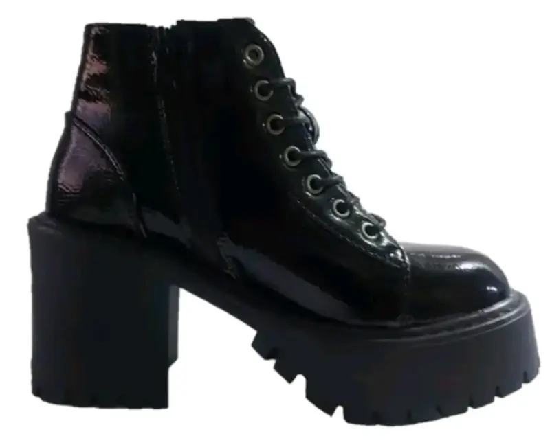 Botines DE MARCA DANCY negro con plataforma origin - 2