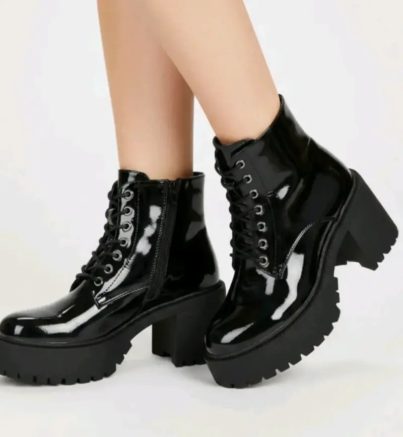 Botines DE MARCA DANCY negro con plataforma origin - 3