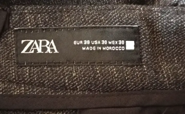 Pantalones de vestir gris para hombre Zara - 6