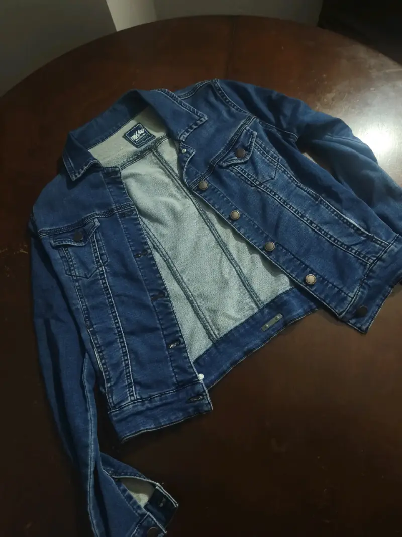 Chaqueta de mezclilla azul Mossimo para mujer - 2