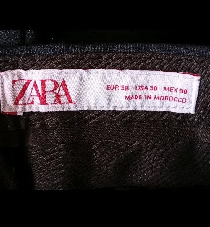 Pantalones de vestir azul marino Zara para hombre - 4