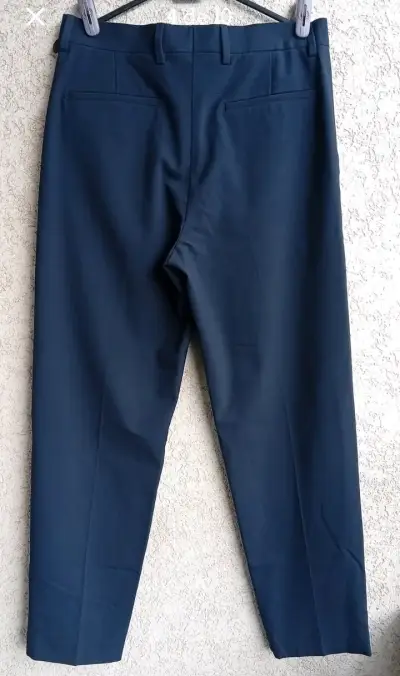 Pantalones de vestir azul marino Zara para hombre - miniatura 5