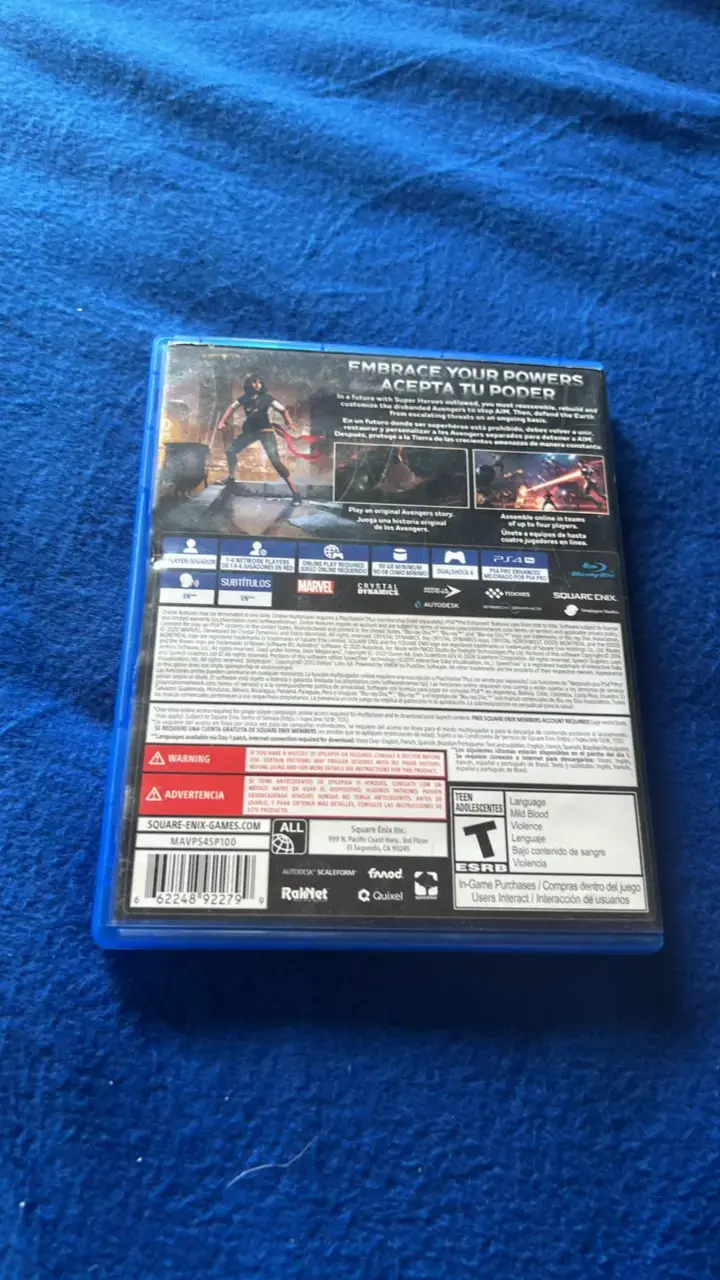 Juego PS4 Marvel Avengers en buen estado - 3