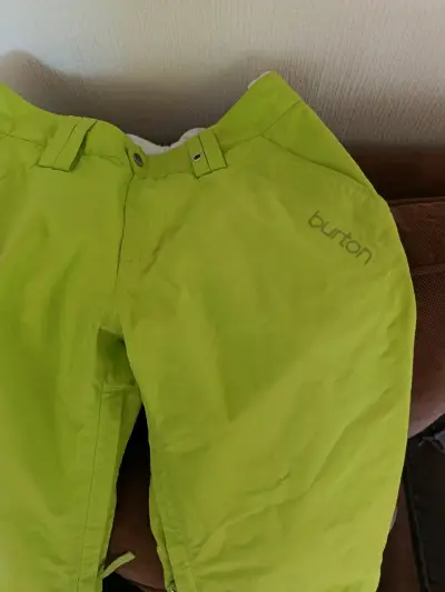 Pantalones de nieve Burton verdes unisex - miniatura 1