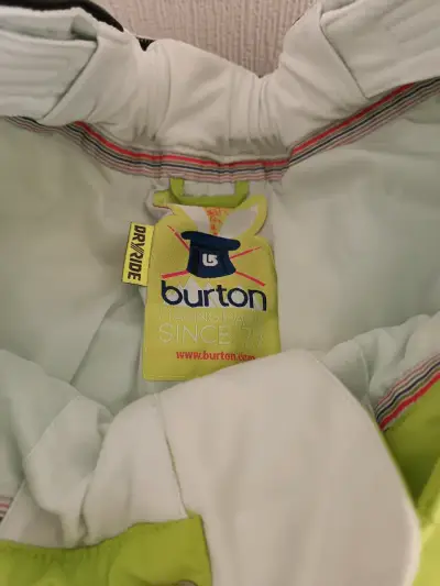 Pantalones de nieve Burton verdes unisex - miniatura 4