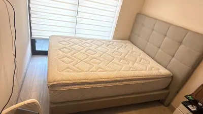 Cama súper king ROSEN + 2 plazas + respaldo - miniatura 1