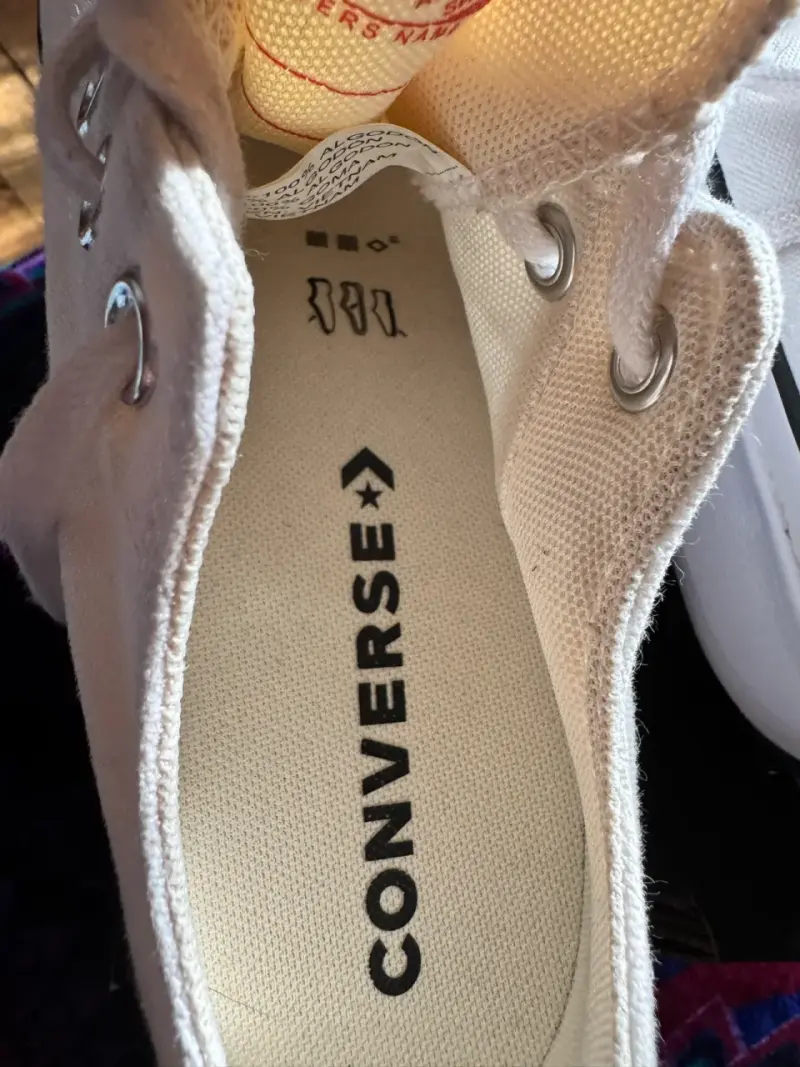 Zapatillas blancas Converse Chuck Taylor plataforma - 3
