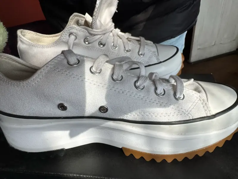 Zapatillas blancas Converse Chuck Taylor plataforma - 5