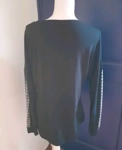 Polera negra manga larga Ellesse - miniatura 1