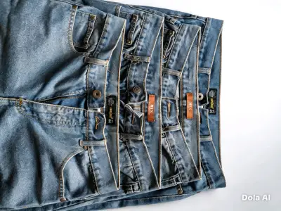 Jeans de mezclilla azul para hombre - miniatura 1