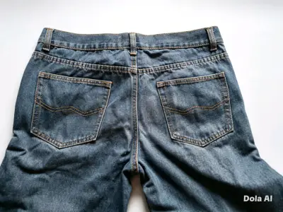 Jeans de mezclilla azul para hombre - miniatura 2