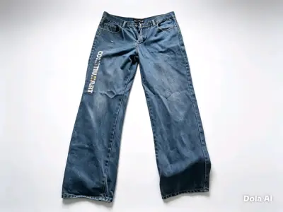 Jeans de mezclilla azul para hombre - miniatura 3