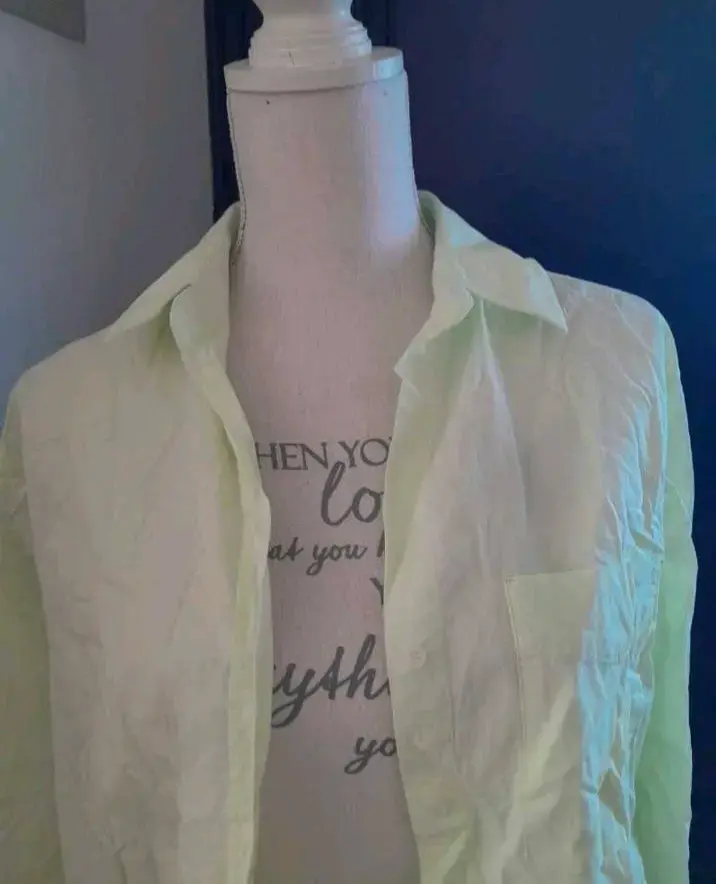 Camisa blanca de manga larga para mujer - 3
