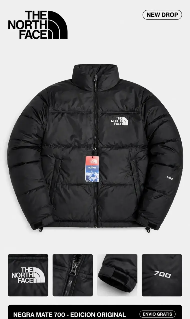Chaqueta acolchada The North Face morada - 2