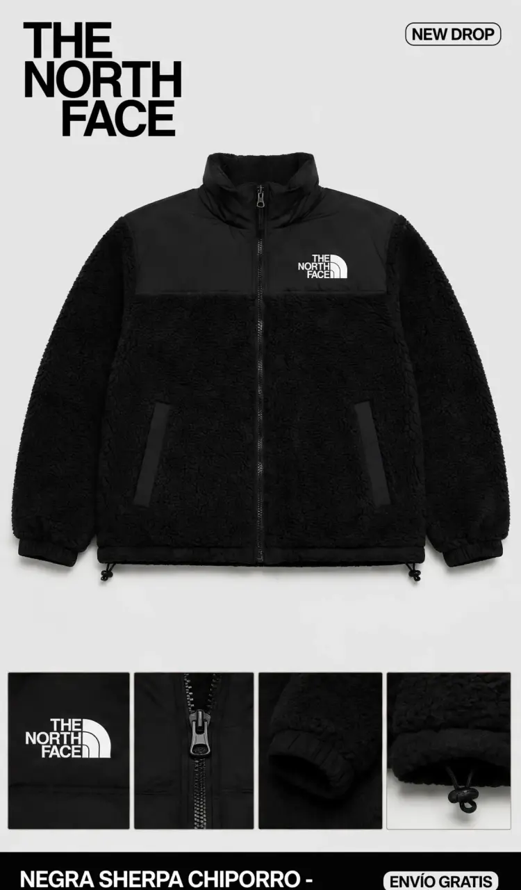 Chaqueta acolchada The North Face morada - 4