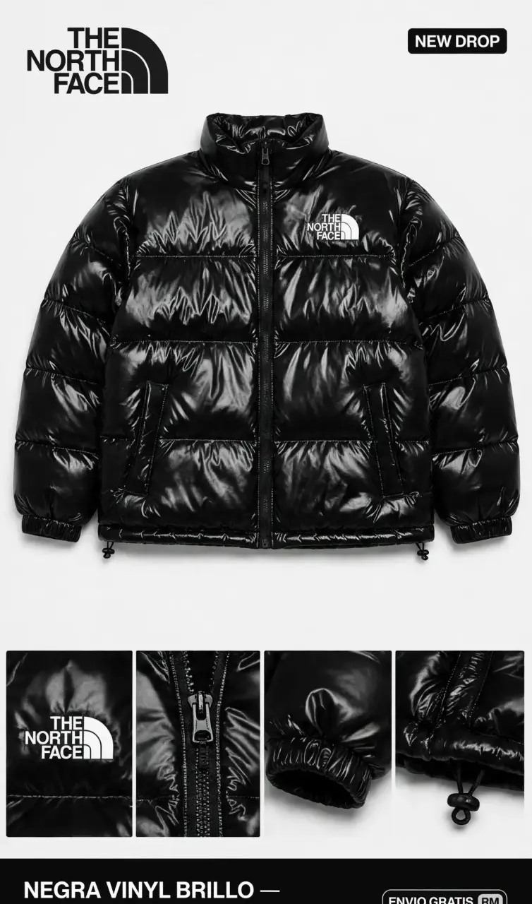 Chaqueta acolchada The North Face morada - 5