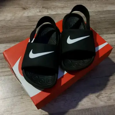 Sandalias negras para niños Nike - miniatura 1