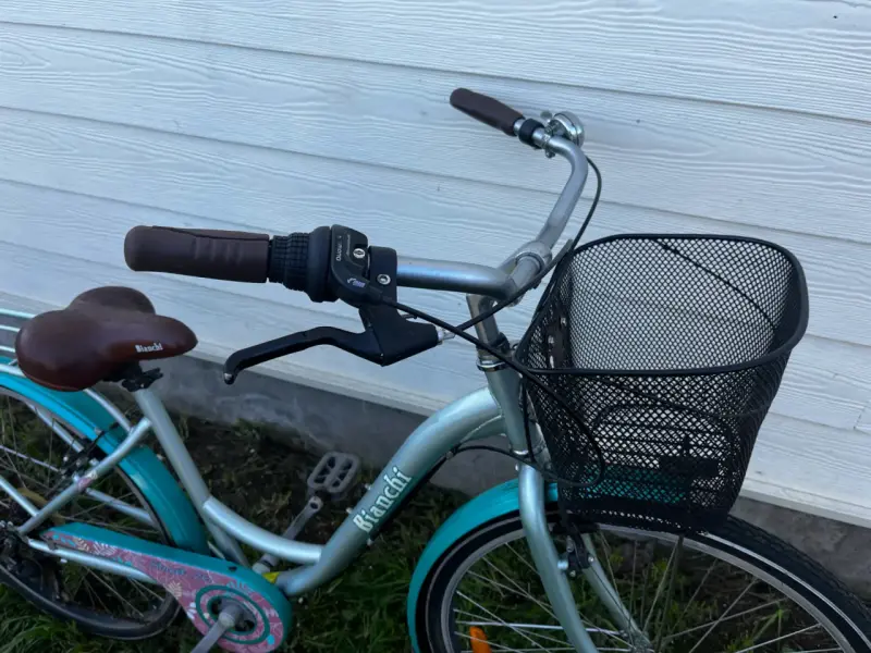 Bicicleta Bianchi Aro 26 con Canasto y 6V - 2