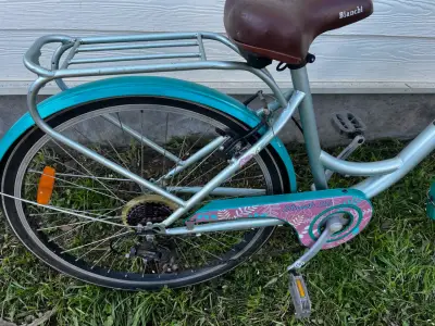 Bicicleta Bianchi Aro 26 con Canasto y 6V - miniatura 3