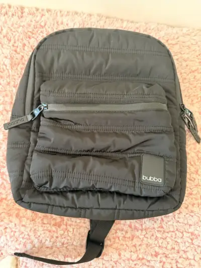 Mochila negra Bubba con compartimentos - miniatura 1
