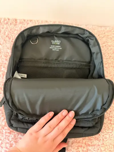 Mochila negra Bubba con compartimentos - miniatura 3