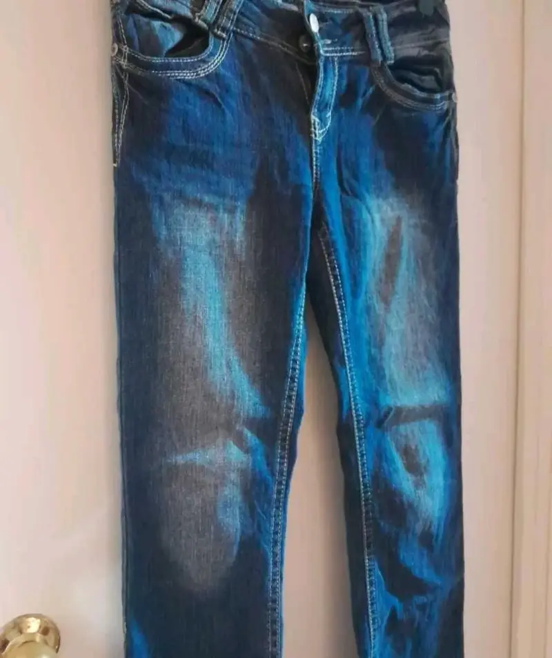 Jeans azul Wallflower con diseño bordado - 1