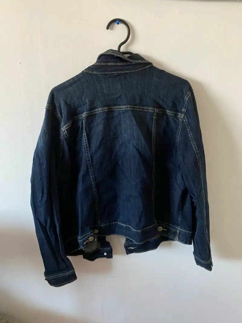 Chaqueta de mezclilla azul Torrid talla L - 3