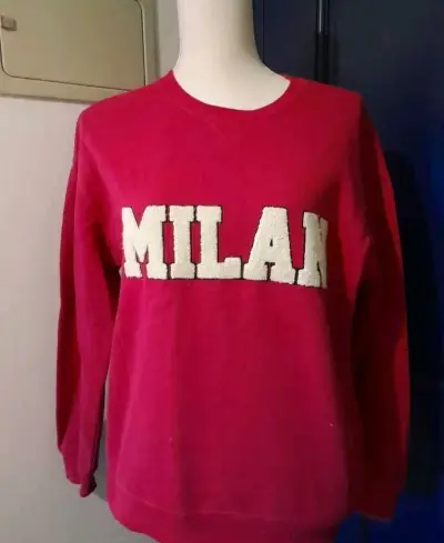 Polerón fucsia con estampado Milan de Basement - miniatura 1