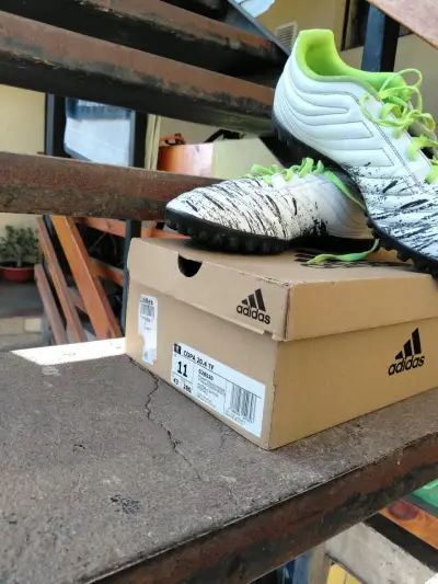 Zapatillas de fútbol Adidas Copa 20.4 TF blancas - miniatura 2