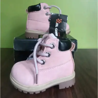 Botines Rosados niña El Camino talla 20 - miniatura 1