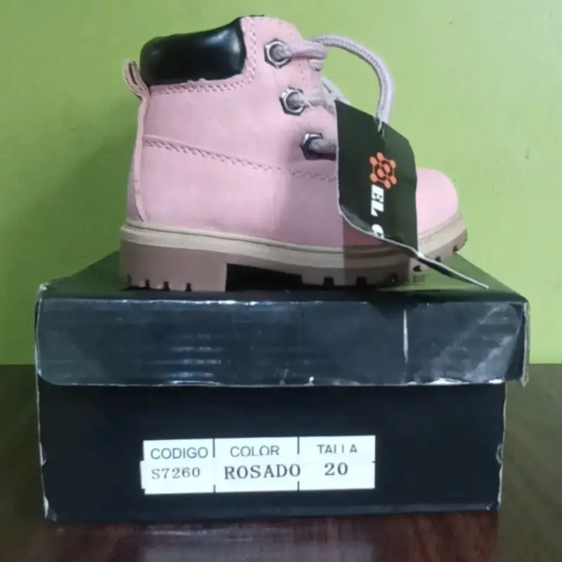 Botines Rosados niña El Camino talla 20 - 2