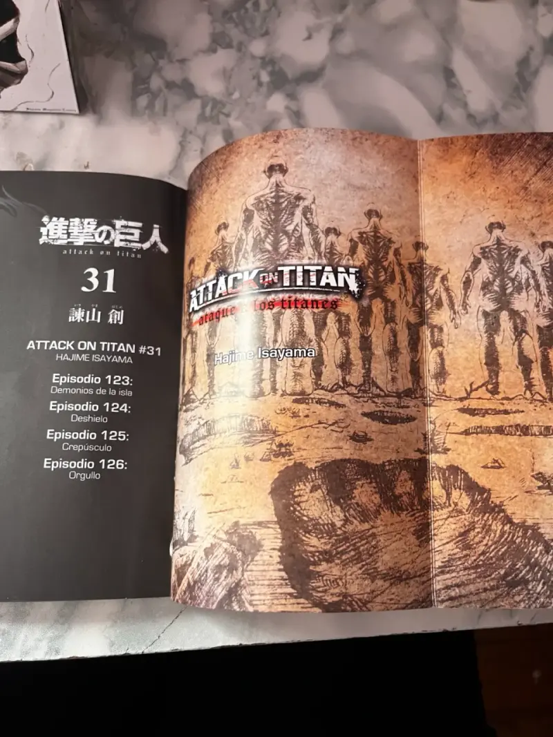Manga Attack on Titan Vol. 31 de Hajime Isayama - 2