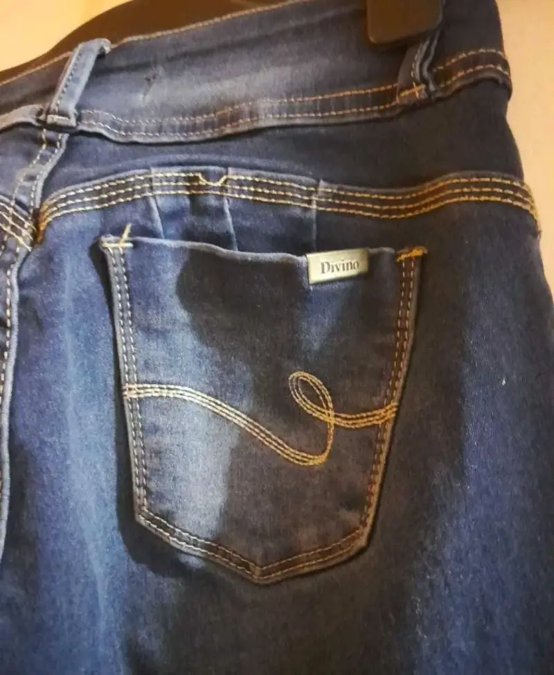 Jeans azul oscuro Divino para mujer - 4