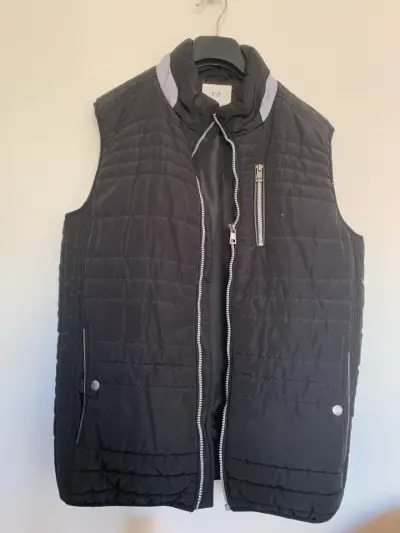 Chaleco acolchado negro para hombre FSP - miniatura 1