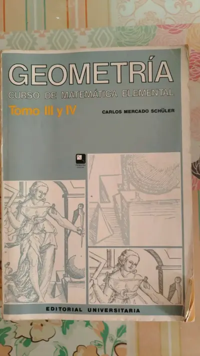 Libro Geometría Curso de Matemática Elemental Tomo III y IV - miniatura 1