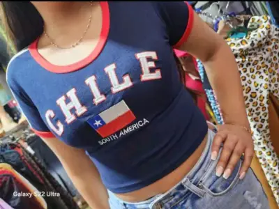 Polera Crop Top Chile - miniatura 2