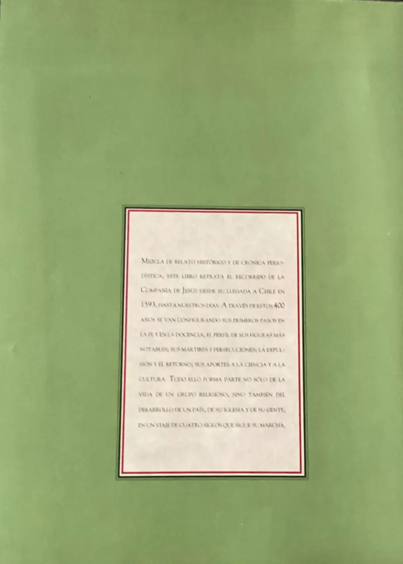 Libro 'A 400 Años de la Llegada de los Jesuitas a Chile' - 6