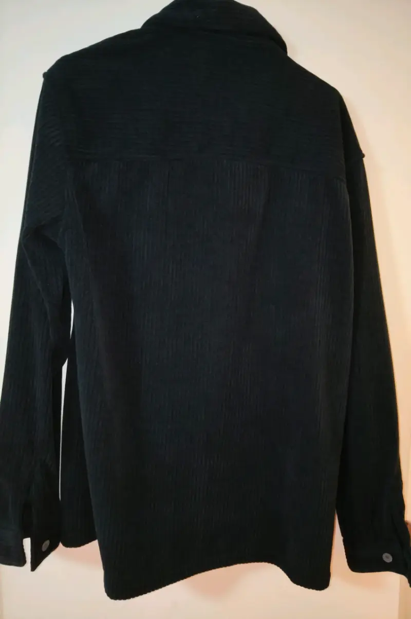 Chaqueta negra de pana Icono TradeMark - 4