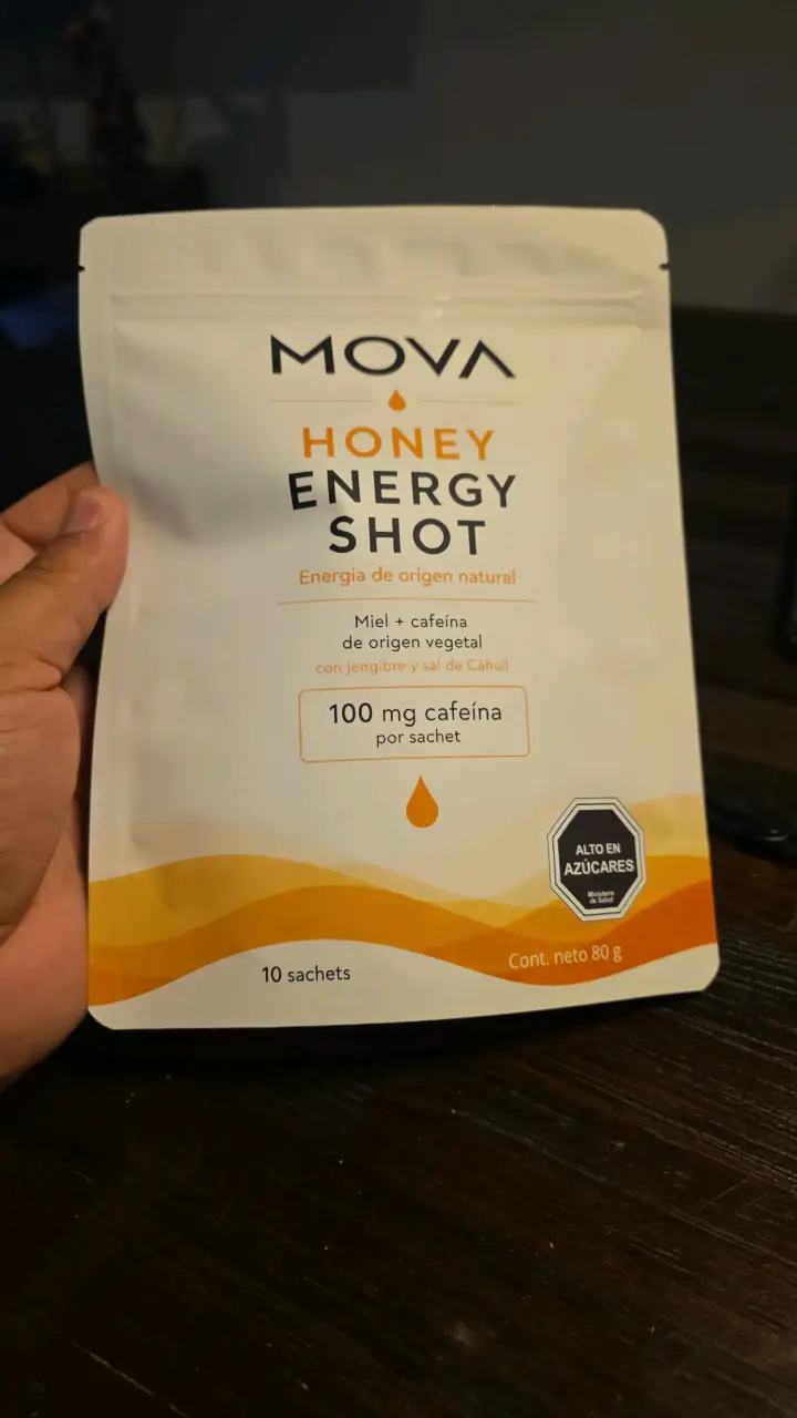 Mova Honey Energy Shot 10 Sachets