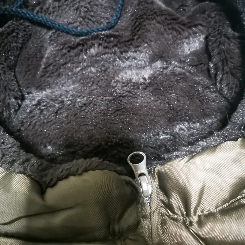 Saco de dormir para bebé marrón con forro polar - 2