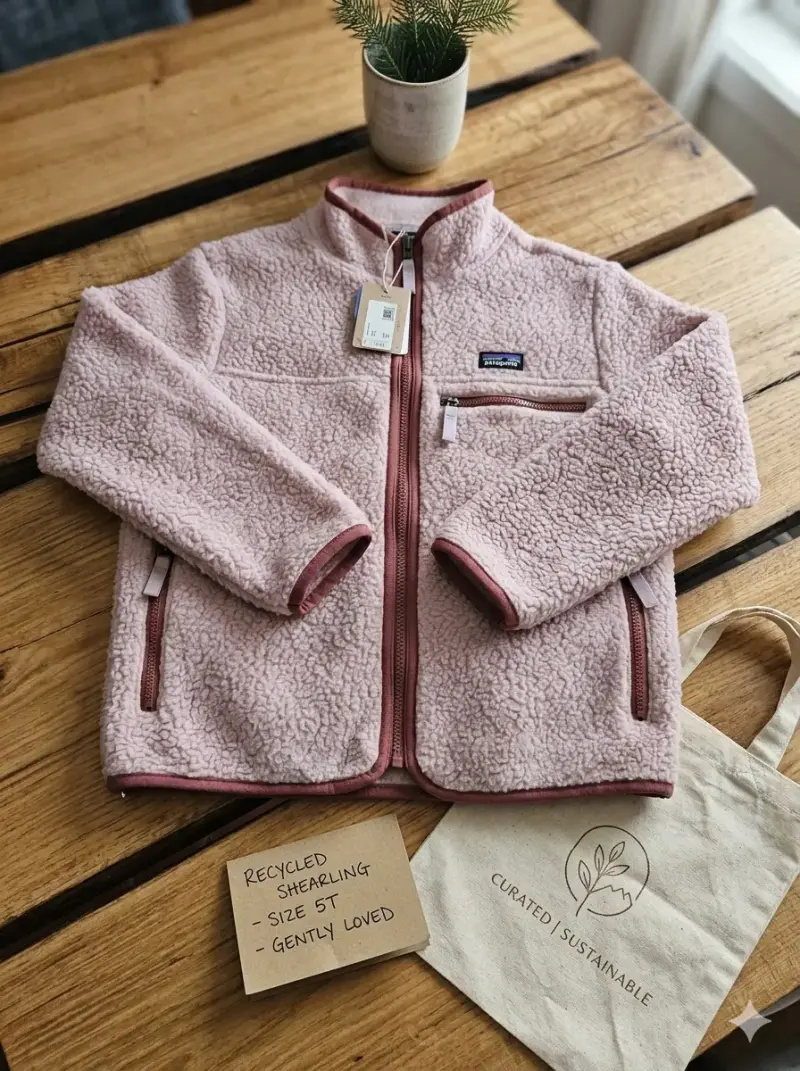 Chaqueta de lana reciclada Patagonia para niños - 1